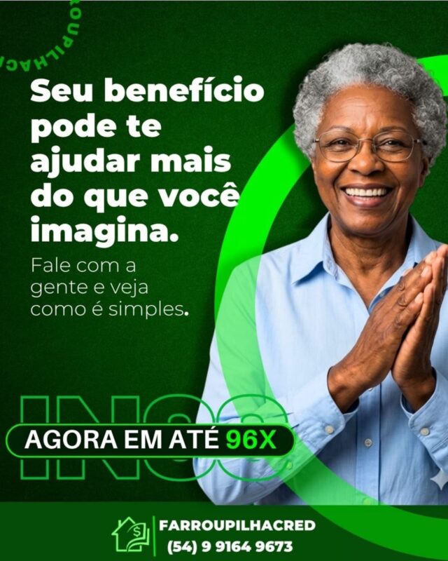 Atenção, Aposentados, Pensionistas, BPC/Loas e Representantes Legais!** O salário do INSS aumentou: faça sua margem sem sair de casa! 💰✨ É hora de garantir o que é seu! Não perca a oportunidade de assegurar o crédito que você precisa para viver com mais tranquilidade.#Aposentadoria #Direitos #Crédito #créditopessoal #crėditopessoal creditopessoaleconsignado